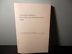 Bild des Verkufers fr Chinese America: History and Perspectives 1992 zum Verkauf von Eastburn Books