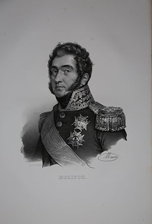 Imagen del vendedor de Portrait. Brustfigur nach halblinks. Lithographie von Maurin. a la venta por Antiquariat  Braun