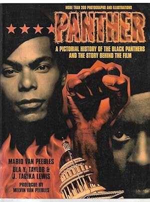 Seller image for Panther. A Pictorial History of the Black Panthers and the Story behind the film. More than 200 photographs, some in colour. Prologue by Mario Van Peebles. for sale by City Basement Books