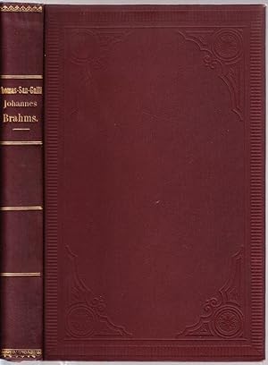 Imagen del vendedor de Johannes Brahms. Mit vielen Abbildungen, Notenbeispielen und Faksimiles. a la venta por Antiquariat Krikl