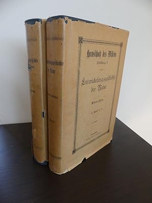 Entwickelungsgeschichte der Natur. In zwei Bänden (cpl.) Bd. I Gegen 1000 Abbildungen im Text. Za...