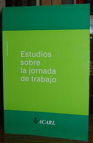 Imagen del vendedor de ESTUDIOS SOBRE LA JORNADA DE TRABAJO a la venta por Fbula Libros (Librera Jimnez-Bravo)