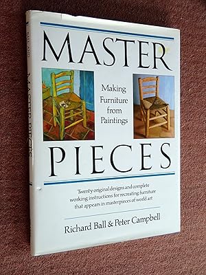 Seller image for Master Pieces. Making Furniture from Paintings. Twenty original designs and complete working instructions for recreating furniture that appears in masterpieces of world art. for sale by Tony Hutchinson