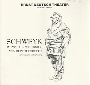 Image du vendeur pour Programmheft Bertolt Brecht SCHWEYK IM ZWEITEN WELTKRIEG Premiere 10. November 1983 Spielzeit 1983 / 84 mis en vente par Programmhefte24 Schauspiel und Musiktheater der letzten 150 Jahre