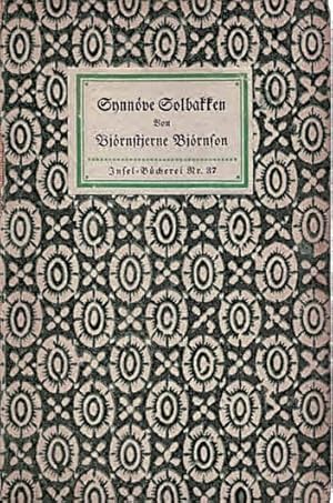 Seller image for Synnve Solbakken. Erzhlung (IB 37). bertragen von Mathilde Mann. 61.-70. Tsd. for sale by Antiquariat & Buchhandlung Rose