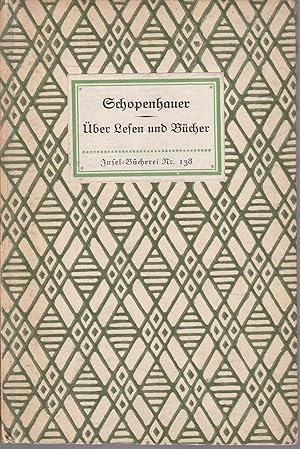 Bild des Verkufers fr ber Lesen und Bcher (= Insel-Bcherei, Nr. 138) zum Verkauf von Graphem. Kunst- und Buchantiquariat