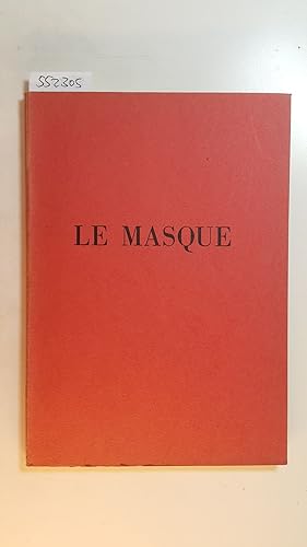 Bild des Verkufers fr Le masque : dcembre 1959 - septembre 1960, Muse Guimet, Paris zum Verkauf von Gebrauchtbcherlogistik  H.J. Lauterbach