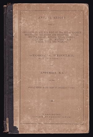 Annual Report Upon the Geographical Surveys West of the One-Hundredth Meridian in the States and ...