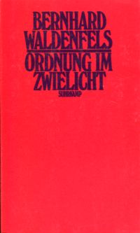 Imagen del vendedor de Ordnung im Zwielicht. a la venta por Bcher Eule