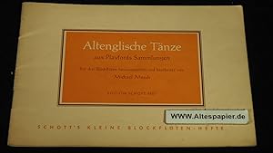 Seller image for Altenglische Tnze: fr 3 Blockflten 4801. for sale by Versandantiquariat Ingo Lutter