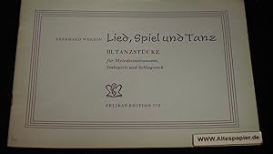 Seller image for WERDIN EBERHARD LIED SPIEL + TANZ Nr 3 Tanzstcke. for sale by Versandantiquariat Ingo Lutter