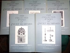 The Collected Works of Count Rumford. 5 volumes complete. 1968-70