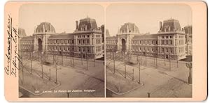 Stereo-Fotografie unbekannter Fotograf, Ansicht Anvers, Le Palais de Justice