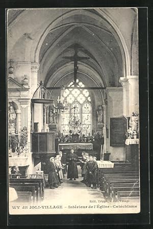 Carte postale Wy, Intérieur de l`Église