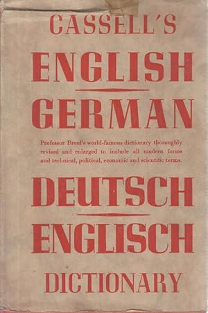 Cassells German & English dictionary: Based on the editions