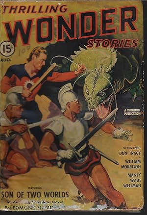 Imagen del vendedor de THRILLING WONDER Stories: August, Aug. 1941 a la venta por Books from the Crypt