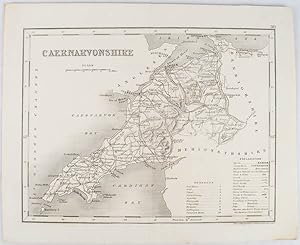 Map of Caernarvonshire.