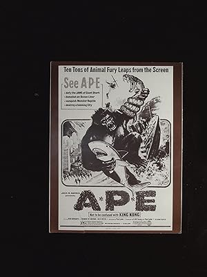 Seller image for Ape Pressbook 1976 Rod Arrants, Joanna Kerns for sale by AcornBooksNH