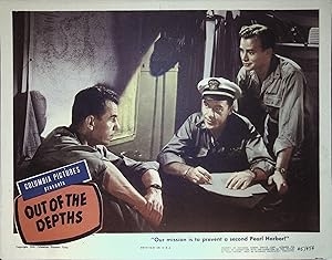 Imagen del vendedor de Out of the Depths Lobby Card 1945 Jim Bannon, Ross Hunter a la venta por AcornBooksNH