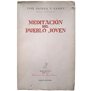 Imagen del vendedor de MEDITACIN DEL PUEBLO JOVEN a la venta por LIBRERIA CLIO