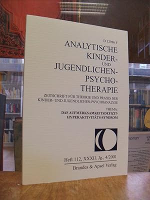 Bild des Verkufers fr Analytische Kinder- und Jugendlichen-Psychotherapie AKJP, Heft 112: Das Aufmerksamkeitsdefizit-Hyperaktivitts-Syndrom, Zeitschrift fr Theorie und Praxis der Kinder- und Jugendlichen-Psychoanalyse, XXXII. Jahrgang, Heft 4/2001, zum Verkauf von Antiquariat Orban & Streu GbR