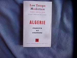 Algérie espoirs et réalités
