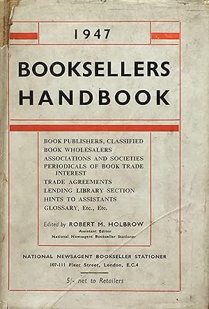 Image du vendeur pour Booksellers handbook mis en vente par Acanthophyllum Books