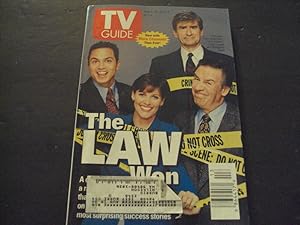 Image du vendeur pour TV GuideMar 28- Apr 3 1998 Justice Rules" Inside Law and Order mis en vente par Joseph M Zunno