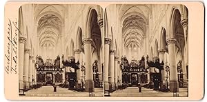 Stereo-Fotografie Fotograf unbekannt, Ansicht Anvers, Eglise de St. Jacques