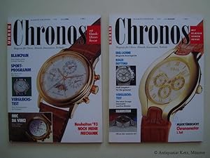 Chronos. Uhren. Jahrgang 1993. 2 Hefte: Heft 3, Mai/ Juni + Heft 4, Juli/ August