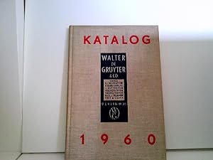 Bild des Verkufers fr Verlagskatalog. Nachtrag 1950-1960. Abgeschlossen am 15. Juli 1960. zum Verkauf von ABC Versand e.K.