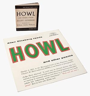 Seller image for [Vinyl Record] [John Ciardi's Copy] [Beats] Allen Ginsberg Reads Howl and Other Poems; [together with] Howl and Other Poems [No. 4 in the Pocket Poets Series] for sale by Fine Editions Ltd