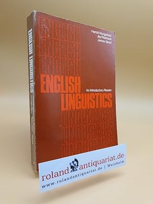 English Linguistics An Introductory Reader