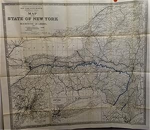 Map State of New York showing Bluestone Quarries lower boundary of Hamliton Group 1902