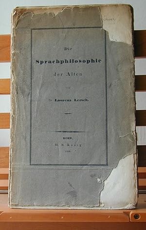 Die Sprachphilosophie der Alten, dargestellt an dem Streite über Analogie und Anomalie der Sprache