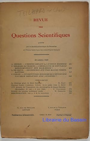 Revue des Questions Scientifiques