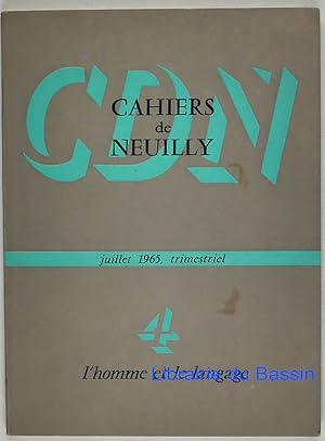 Cahiers de Neuilly n°4 L'homme et le langage