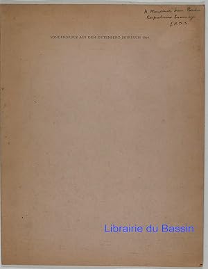 Seller image for Un nouvel essai de localisation et de datation de l'incunable GW 644 for sale by Librairie du Bassin