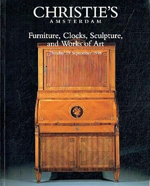 Christies September 1998 Furniture, Clocks, Sculpture & Works of Art