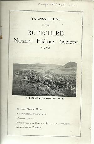 Transactions of the Buteshire Natural History Society ( 1925 )