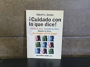 Imagen del vendedor de Cuidado Con Lo Que Dice! a la venta por Lauso Books