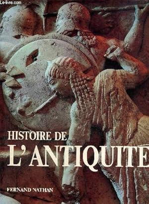 Bild des Verkufers fr Histoire de l'antiquit zum Verkauf von Le-Livre