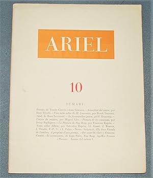 Imagen del vendedor de Ariel. Revista De Les Arts. Any II N10 a la venta por BALAGU LLIBRERA ANTIQURIA