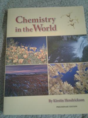 Seller image for Chemistry in the World - Preliminary Edition for sale by Text4less