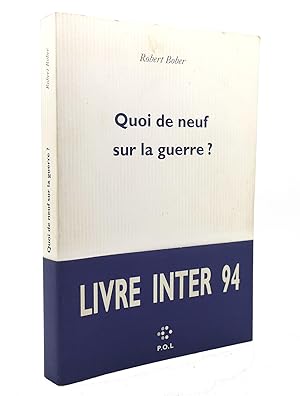 Image du vendeur pour QUOI DE NEUF SUR LA GUERRE? Roman (French Edition) mis en vente par Rare Book Cellar