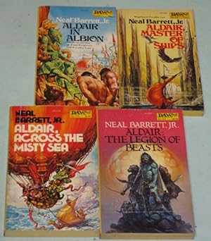 Seller image for Aldair (four book series): 1. Aldair in Albion; 2. Aldair, Master of Ships; 3. Aldair, Across the Misty Sea; 4. Legion of Beasts: -(complete 4 book set of "Aldair")- for sale by Nessa Books