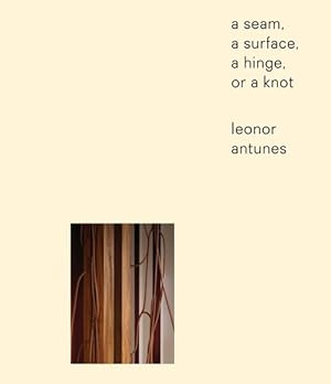 Seller image for Leonor Antunes : A Seam, a Surface, a Hinge, or a Knot for sale by GreatBookPrices