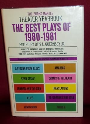 Imagen del vendedor de THE BEST PLAYS OF 1980-1981 a la venta por BOOKFELLOWS Fine Books, ABAA