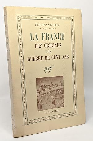 Seller image for La France des origines  la guerre de cent ans for sale by crealivres