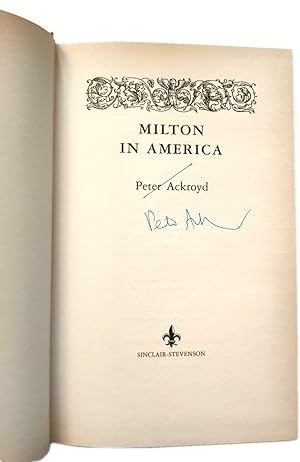 Seller image for Milton in America for sale by PsychoBabel & Skoob Books